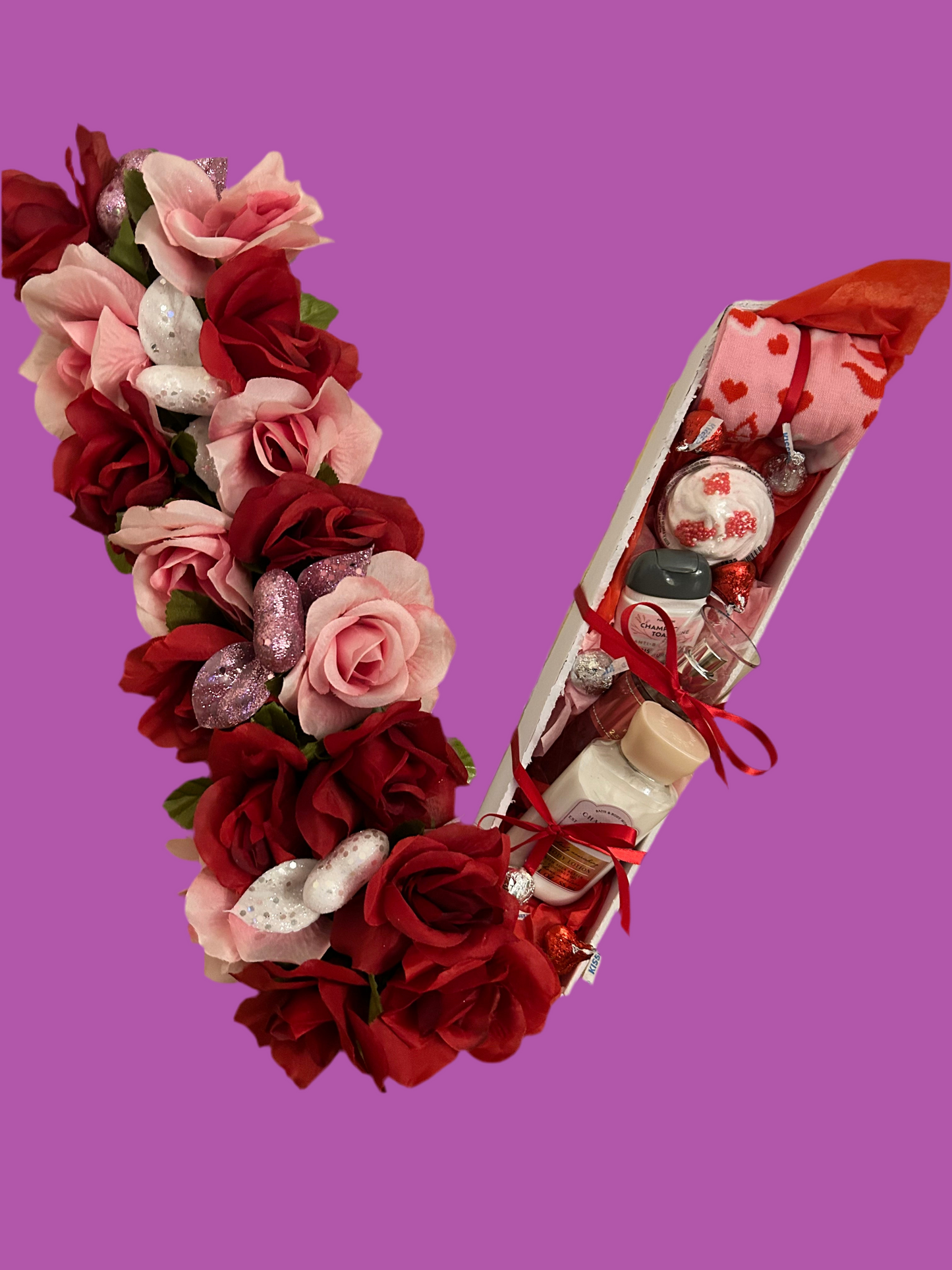  V shaped bouquet