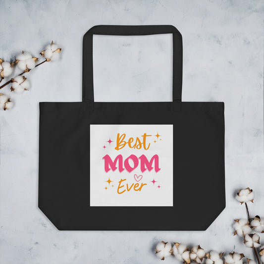 Mom's Large organic tote bag